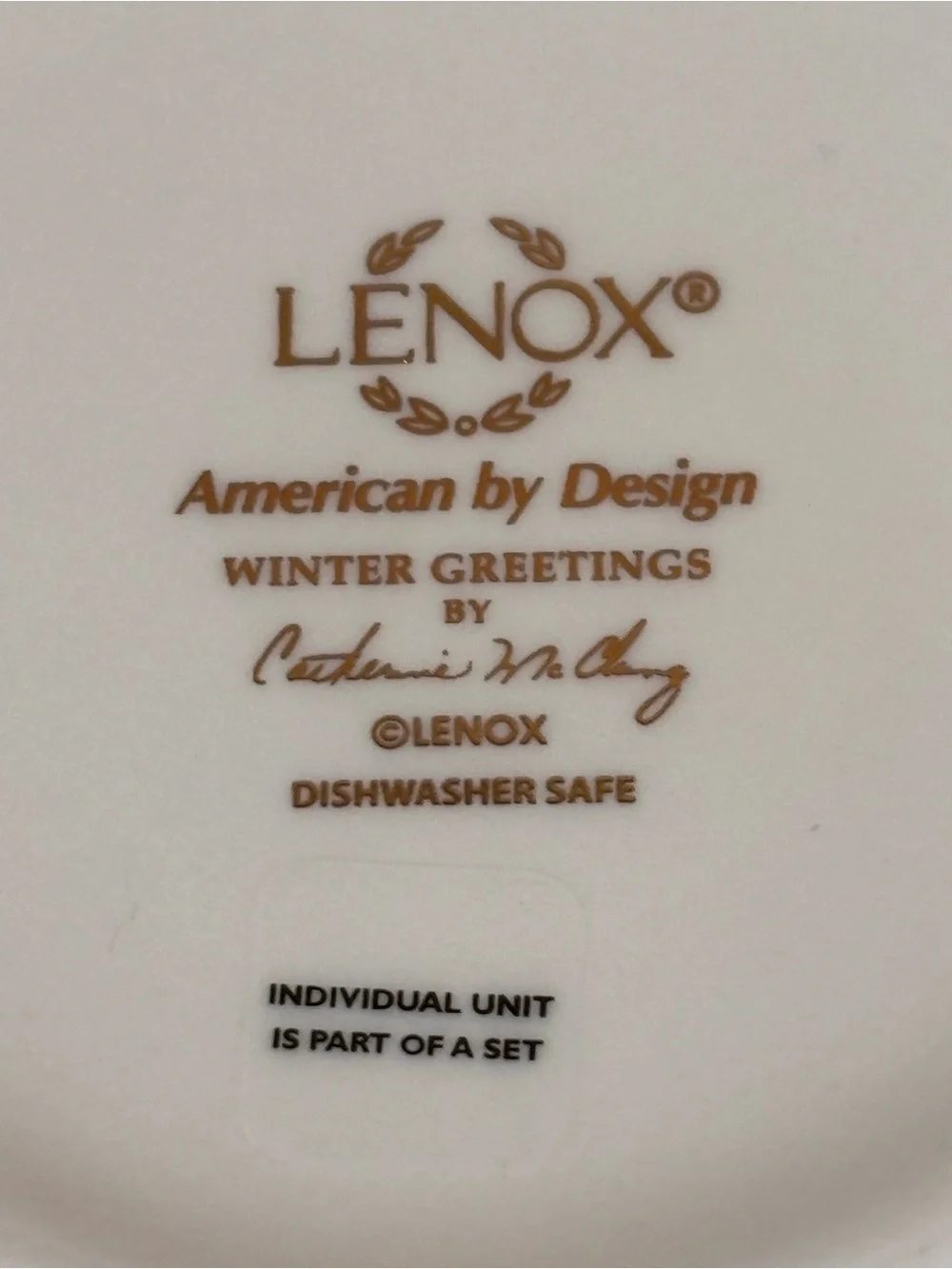 Lenox Winter Greetings Sugar & Creamer Set New in Original Box MSRP $100
